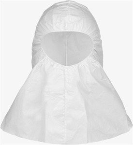 Lakeland MicroMax® NS Shoulder Length Disposable Hoods One Size Fits Most White