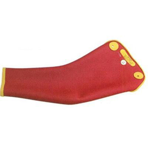 Honeywell Salisbury D3 Voltage Class Dipped Extra Curve Lineworker's Sleeves Large Red/Yellow Rubber