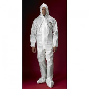 Lakeland ChemMax® 2 Respirator Fit Hooded Disposable Coveralls XL White