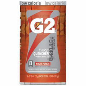 Gatorade® G2 Instant Powder Dry Drink Mixes Fruit Punch 20 oz 8 Per Pack
