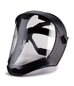 Honeywell Uvex Bionic™ Series Face Shields Clear Anti-fog, Anti-scratch Polycarbonate