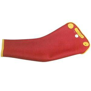 Honeywell Salisbury D2 Voltage Class Dipped Extra Curve Lineworker's Sleeves Small Red/Yellow Rubber