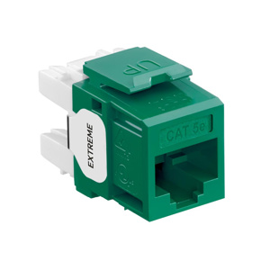 Leviton 5G110-R-5 eXtreme™ QuickPort® Series Keystone Jack Inserts
