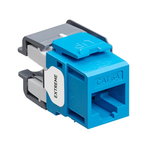 Leviton 6110G-R-6 eXtreme™ Series Channel Rated Snap-in Jack Inserts