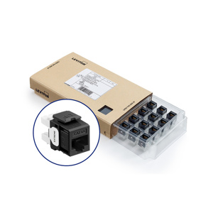 Leviton 6110G-6 eXtreme™ QuickPort® GreenPack™ Series Channel Rated Snap-in Jack Inserts