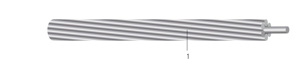 Southwire Bare Aluminum AAAC Distribution Cable 155.4 kcmil 7 Strand 1000 ft Reel Anaheim