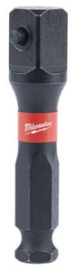 Milwaukee SHOCKWAVE™ Lineworker's Impact Socket Adapter 1/2 in square, 7/16 in hex 2.75 in