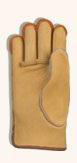NSA Kunz Glove Co. 390 Series FR Foreman Lineman's Style Work Gloves 9 Natural Cut 2, Puncture 3 Flame Resistant
