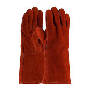 PIP Red Viper™ Gauntlet Cuff Welding Gloves Red