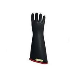 Honeywell Salisbury Class 3 Bell Cuff Electrical Insulating Rubber Gloves 10.5 Black/Red Rubber