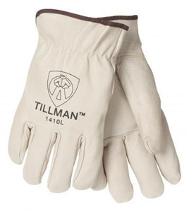 Tillman Company 1410 Series Drivers Gloves Small Pigskin Leather Pearl