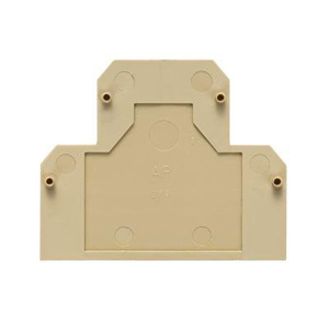 Weidmuller Klippon® A-Series Spring Connection with Push-in Technology End Plates Dark Beige