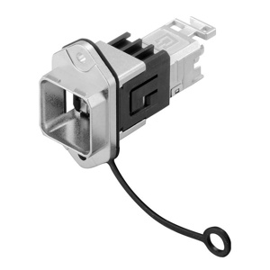 Weidmuller PushPull PROFINET Plug-in Industrial Ethernet Jack Inserts Gray RJ45 Cat5