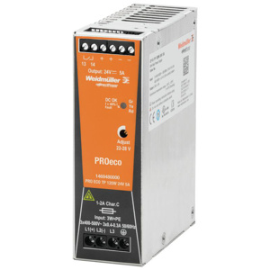 Weidmuller Connect Power PROeco Series 24 V Power Supplies 5 A 24 V 120 W
