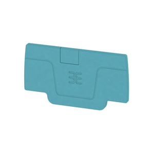 Weidmuller Klippon® A-Series Spring Connection with Push-in Technology End Plates Blue