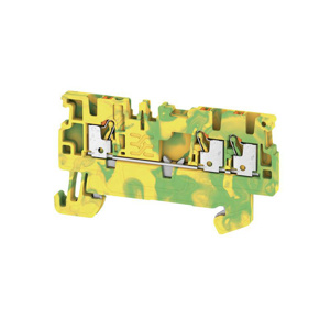 Weidmuller Klippon® A-Series Single Level PE Terminal Blocks Push-in Connection 26 - 14 AWG