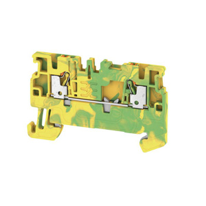 Weidmuller Klippon® A-Series Single Level PE Terminal Blocks Push-in Connection 26 - 14 AWG