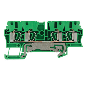 Weidmuller Klippon® Z-Series Single Level PE Terminal Blocks Tension-clamp Connection 30 - 12 AWG