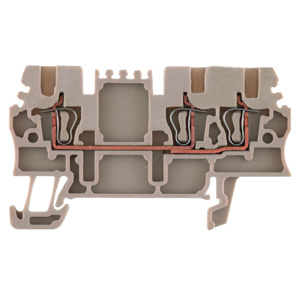 Weidmuller Klippon® Z-Series Single Level Feed-through Terminal Blocks Tension-clamp Connection 26 - 14 AWG