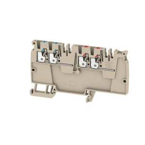 Weidmuller Klippon® A-Series Single Level PE Terminal Blocks Push-in Connection 28 - 12 AWG