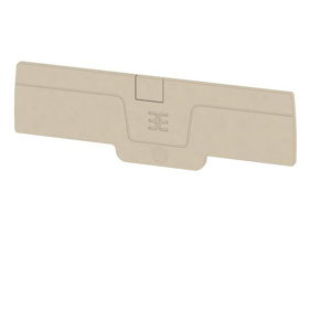 Weidmuller Klippon® A-Series Spring Connection with Push-in Technology End Plates Dark Beige