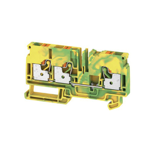 Weidmuller Klippon® A-Series Single Level PE Terminal Blocks Push-in Connection 22 - 8 AWG