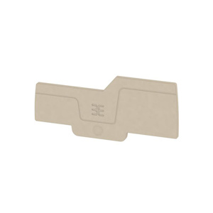 Weidmuller Klippon® A-Series Spring Connection with Push-in Technology End Plates Dark Beige