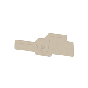 Weidmuller Klippon® A-Series Spring Connection with Push-in Technology End Plates Dark Beige