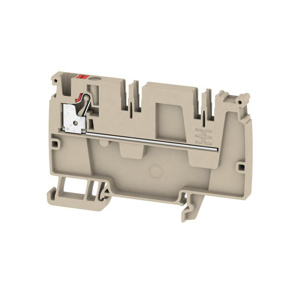 Weidmuller Klippon® A-Series Single Level PE Terminal Blocks Push-in Connection 26 - 10 AWG