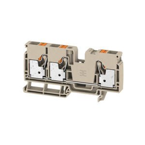 Weidmuller Klippon® A-Series Single Level Feed-through Terminal Blocks Push-in Connection 20 - 6 AWG