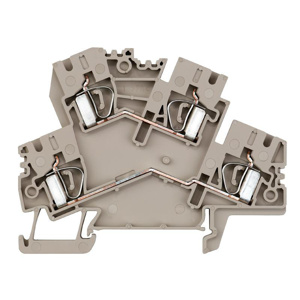 Weidmuller Klippon® Z-Series Double Level Feed-through Terminal Blocks Tension-clamp Connection 26 - 10 AWG