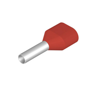 Weidmuller Insulated Wire-end Ferrule with 8 mm Contact Surface Length 16 AWG Red