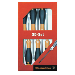 Weidmuller SoftFinish® Uninsulated Screwdriver Sets