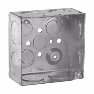 Eaton Crouse-Hinds 4 Square 1900 Boxes 4 Square Box with Bracket Bracket - SSB Metallic 2-1/8 in