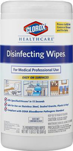 Lagasse Clorox® Surface Disinfectant Pre-moistened Wipes Canister