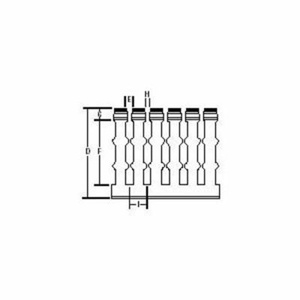 ABB Thomas & Betts TyDuct® Wide Slot Wire Duct 72 in Gray 2 in