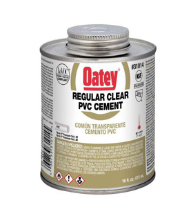 Oatey Low VOC Regular Bodied Cements 1 pint Can Clear