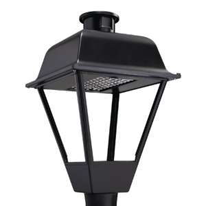 Cooper Lighting Solutions UTLD-PA Streetworks™ Traditionaire™ Decorative Post Top Light Fixtures LED 50 W 3000 K