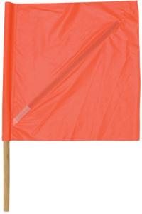 Safety Flag Company SAFLAGS® Safety Flags with Grommets Red 18 in x 18 in
