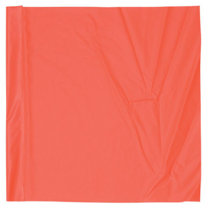 Safety Flag Company SAFLAGS® Safety Flags with Wooden Staff Red 18 in x 18 in with 30 in Dowel