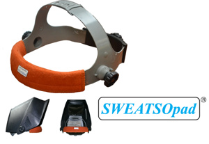 Weldas SWEATSOpad® Series FR Welding Sweatbands Orange Cotton