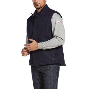 Kits - Ariat FR Workhorse Insulated Vests - TEP Logo XL Navy Mens