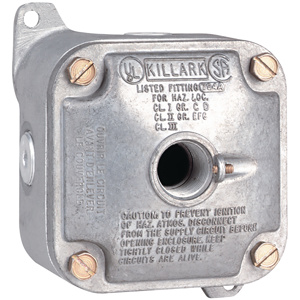 Hubbell-Killark Electric JALX Series Aluminum Outlet Bodies Aluminum (Copper-free) 3/4 in Type X