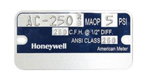 American Meter Company AC-250 Meter Re-Badges