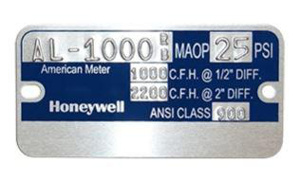 American Meter Company AL-1000 Meter Re-Badges