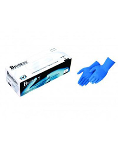 Liberty Glove and Safety High Risk Medical Grade Disposable Textured Powder-free Gloves XL Latex Blue