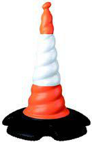 Skipper Road Cones 21.9 in x 29.5 in Orange/White