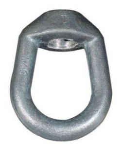 Anvil International 290 Weldless Eye Nuts 1 in Forged Steel 4620 lb