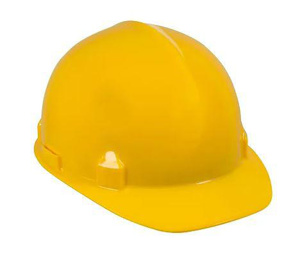 Kimberly-Clark SC-6 Cap Style Sloted Non-Vented Hats 6.5 to 8 Ratchet 4 Point Yellow