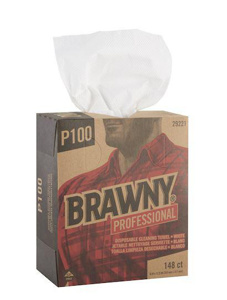 Brawny 2-Ply Disposable Cleaning Towels 148 count Box 20 boxes per case